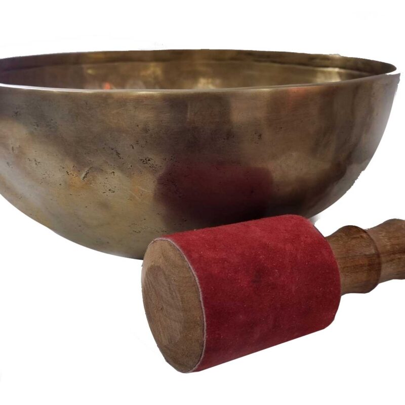 CUENCO TIBETANO  7 METALES A MANO 19 CM
