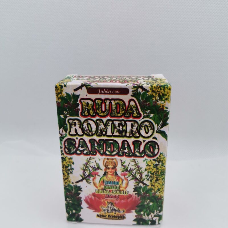 PASTILLA JABON RUDA ROMERO Y SANDALO