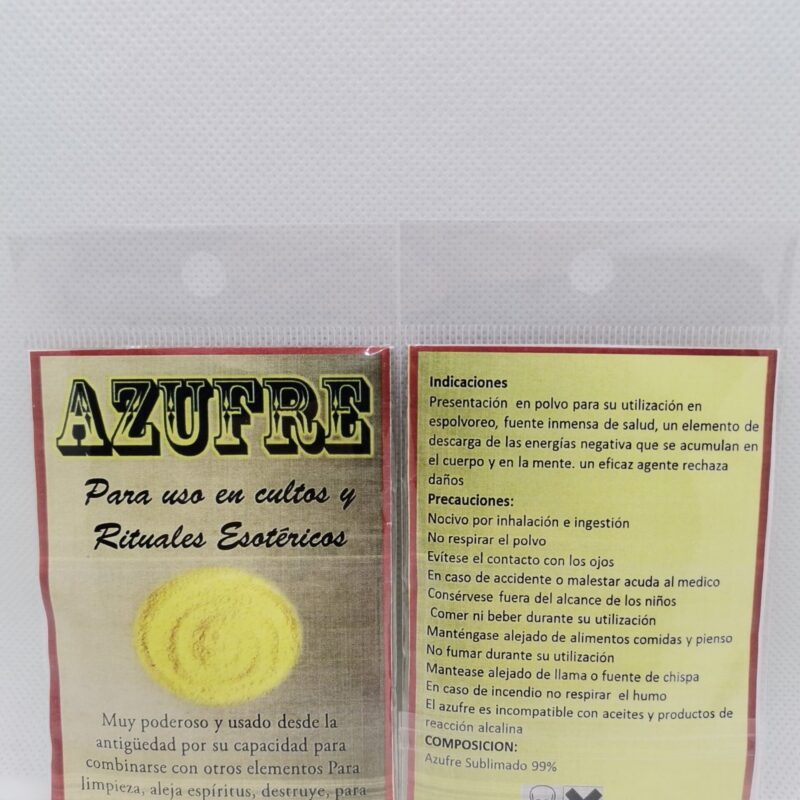 POLVO ESOTERICO AZUFRE