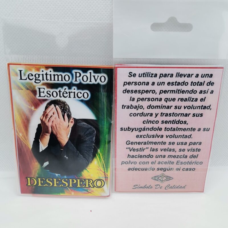 POLVO SANTERIA DESESPERO