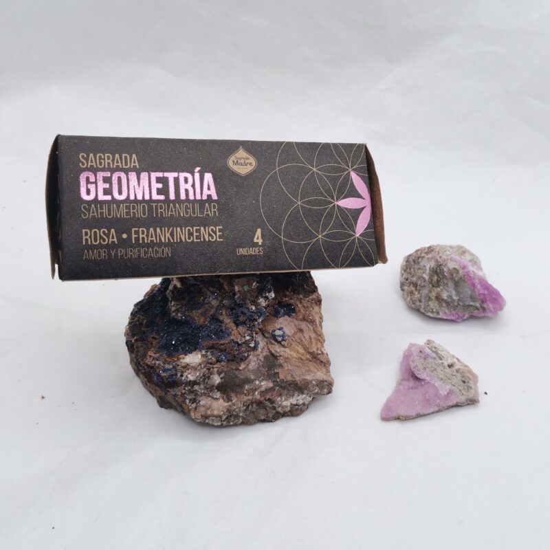 GEOMETRIA SAGRADA MADRE TRIANGULOS ROSAS FRANKINCENSE