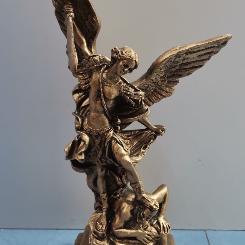 SAN MIGUEL ARCANGEL DORADO 33 CM