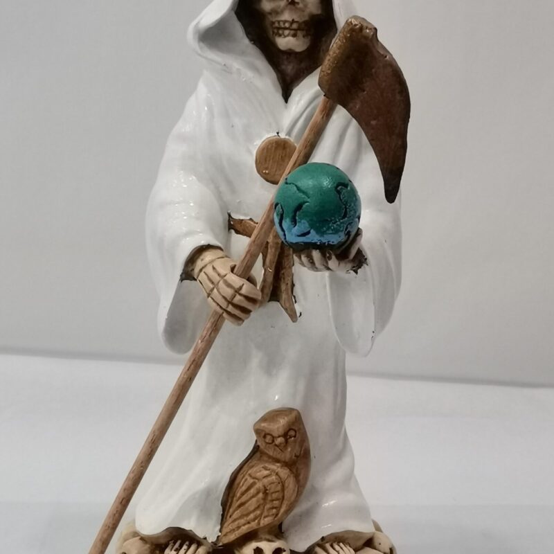 SANTA MUERTE BLANCA 30 CM