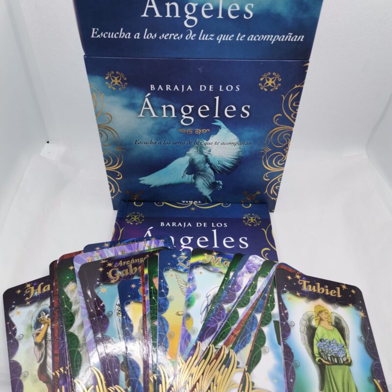 TAROT Y LIBRO ANGELES CAJA