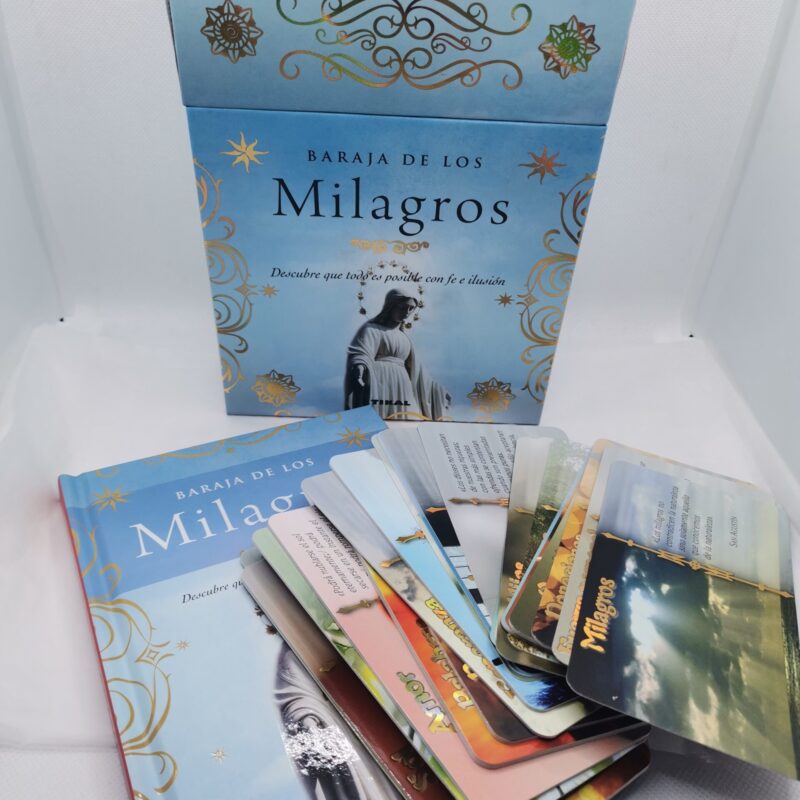 TAROT Y LIBRO MILAGROS CAJA