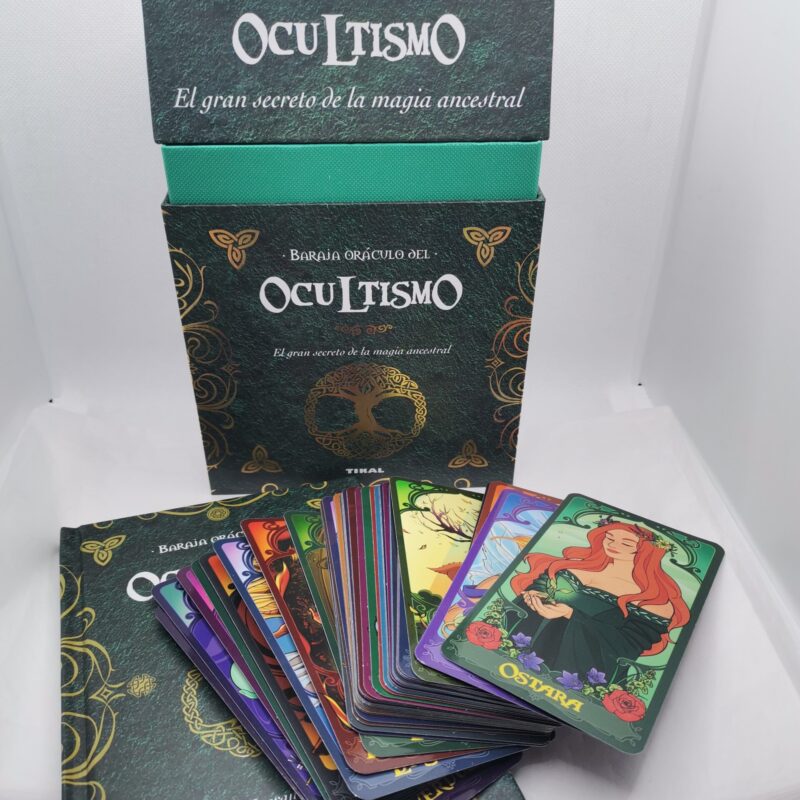 TAROT Y LIBRO OCULTISMO CAJA