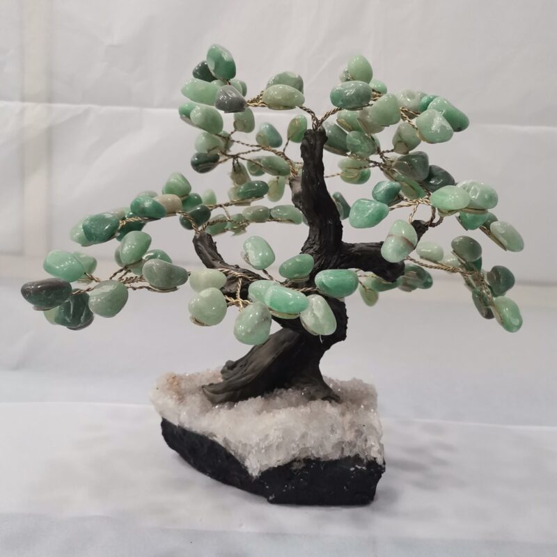 ARBOL DE MINERAL AMATISTA Y CUARZO VERDE 210