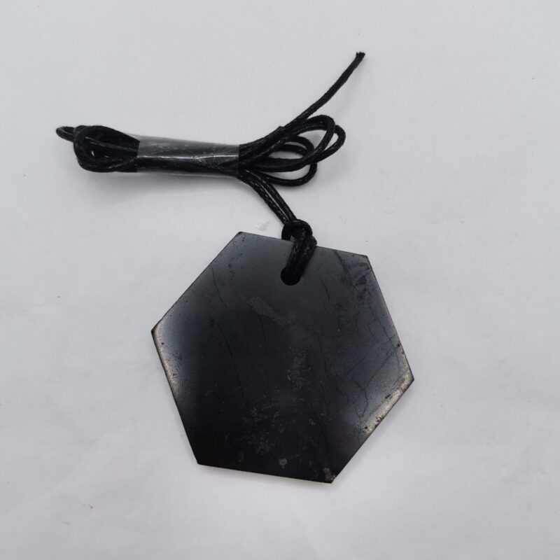 COLGANTE SHUNGIT HEXAGONO