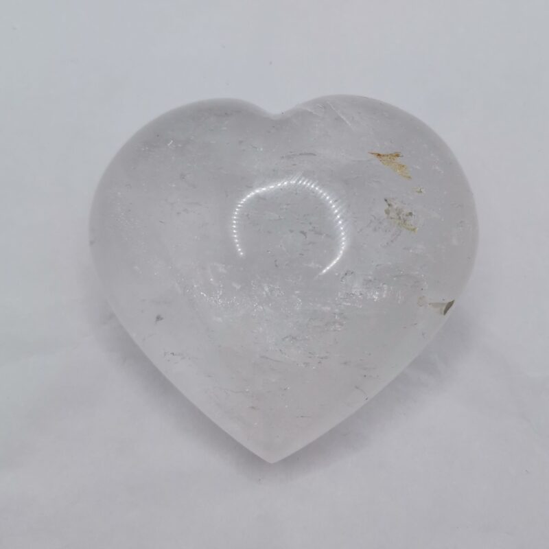 CORAZON CUARZO BLANCO 202 GRAMOS