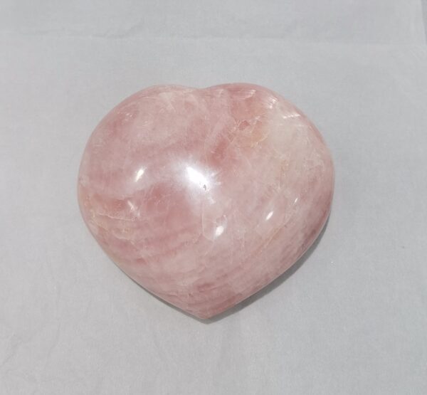 CORAZON CUARZO ROSA 598 GRAMOS