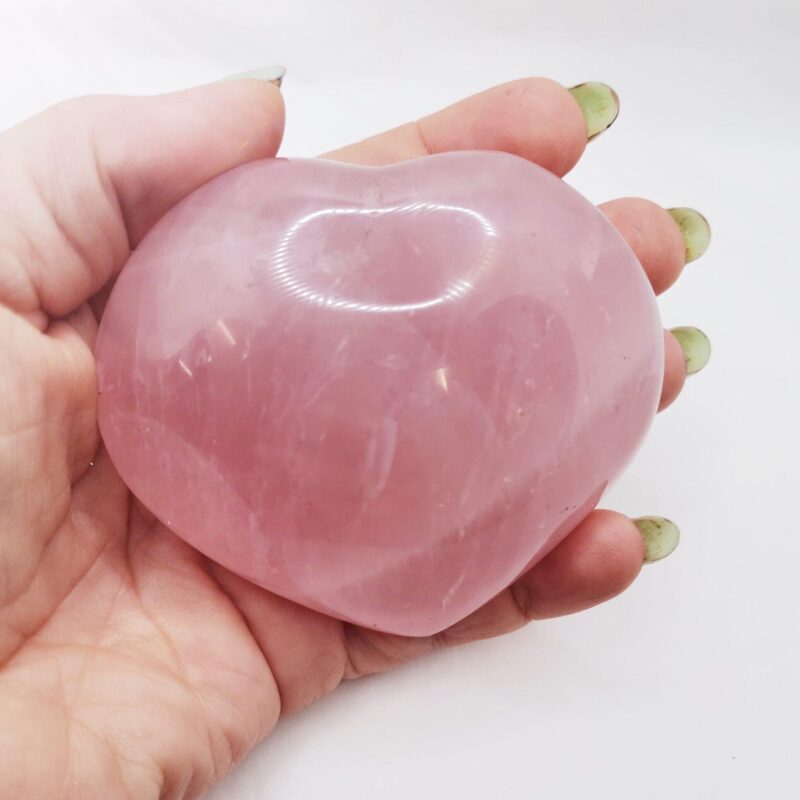 CORAZON CUARZO ROSA 199 GRAMOS