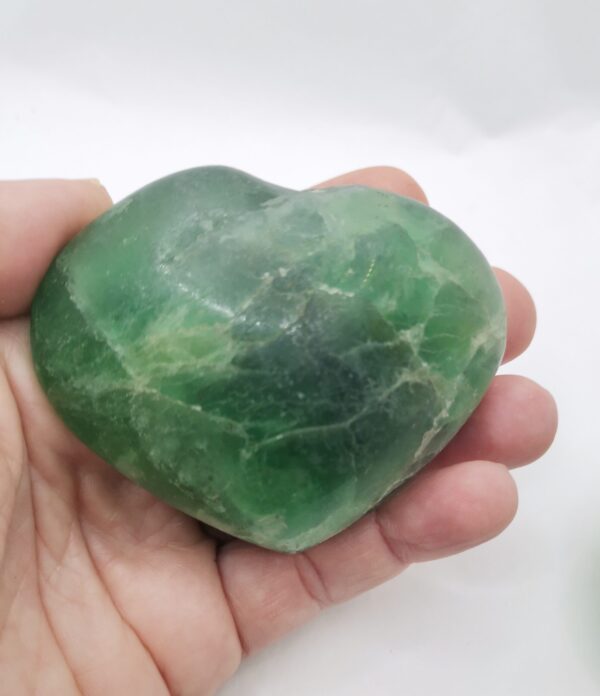 CORAZON FLUORITA 214 GRAMOS - Imagen 2