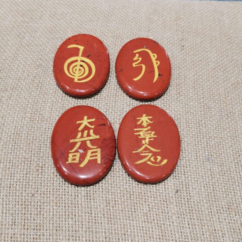 JUEGO MINERAL REIKI JASPE ROJO