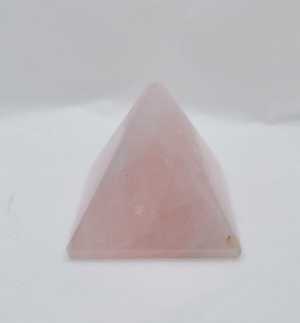 PIRAMIDE DE CUARZO ROSA 427 GRAMOS