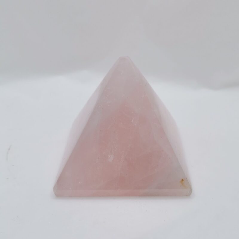 PIRAMIDE DE CUARZO ROSA 427 GRAMOS