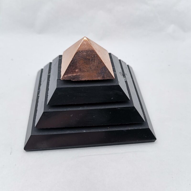 PIRAMIDE SHUNGIT Y COBRE 100 GRAMOS