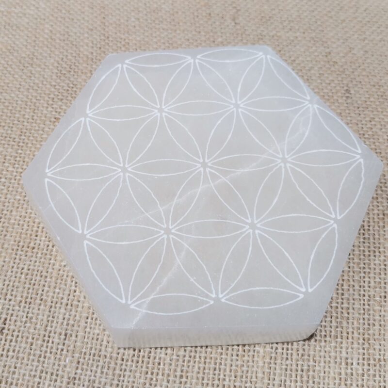 BASE SELENITA HEXAGONO