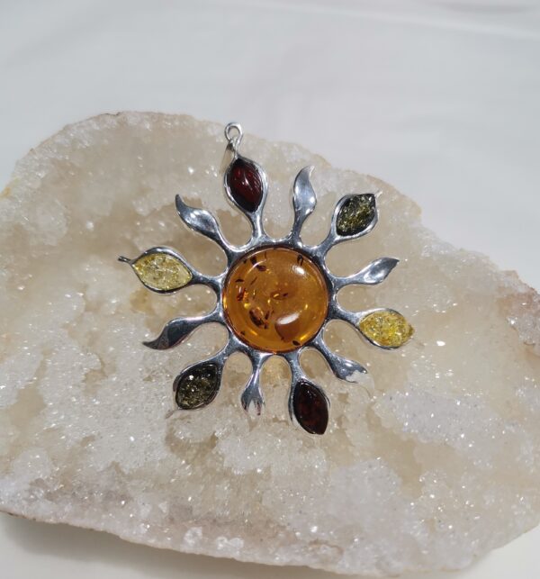COLGANTE AMBAR SOL