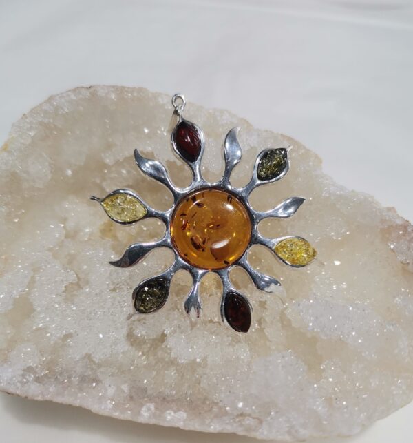 COLGANTE AMBAR SOL