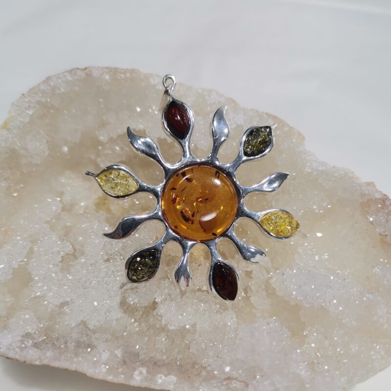 COLGANTE AMBAR SOL