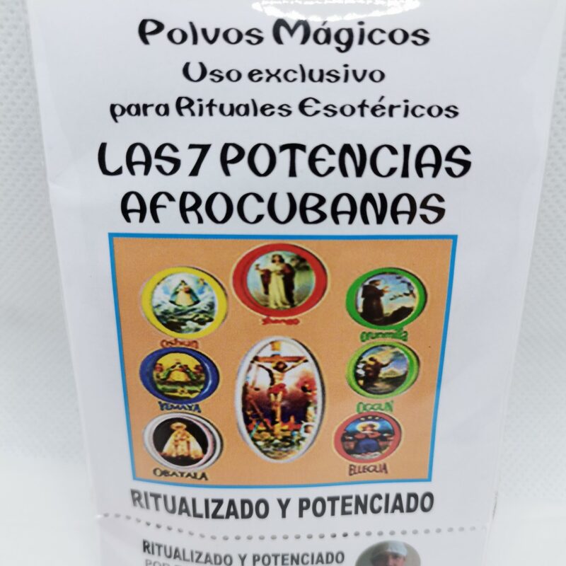 POLVOS ESOTERICOS  LAS 7 POTENCIAS