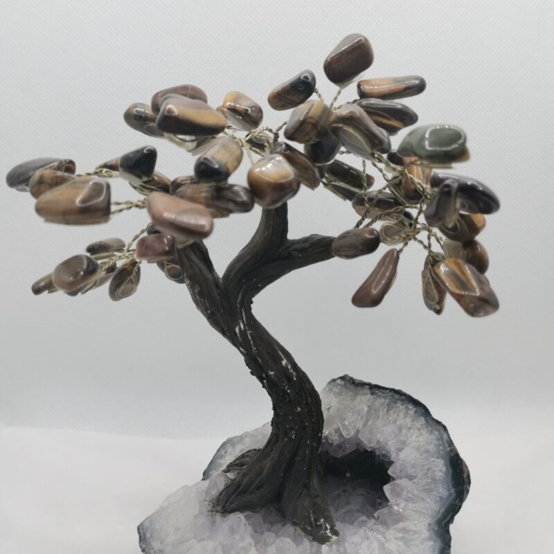 ARBOL MINERAL AMATISTA OJO DE TIGRE 70