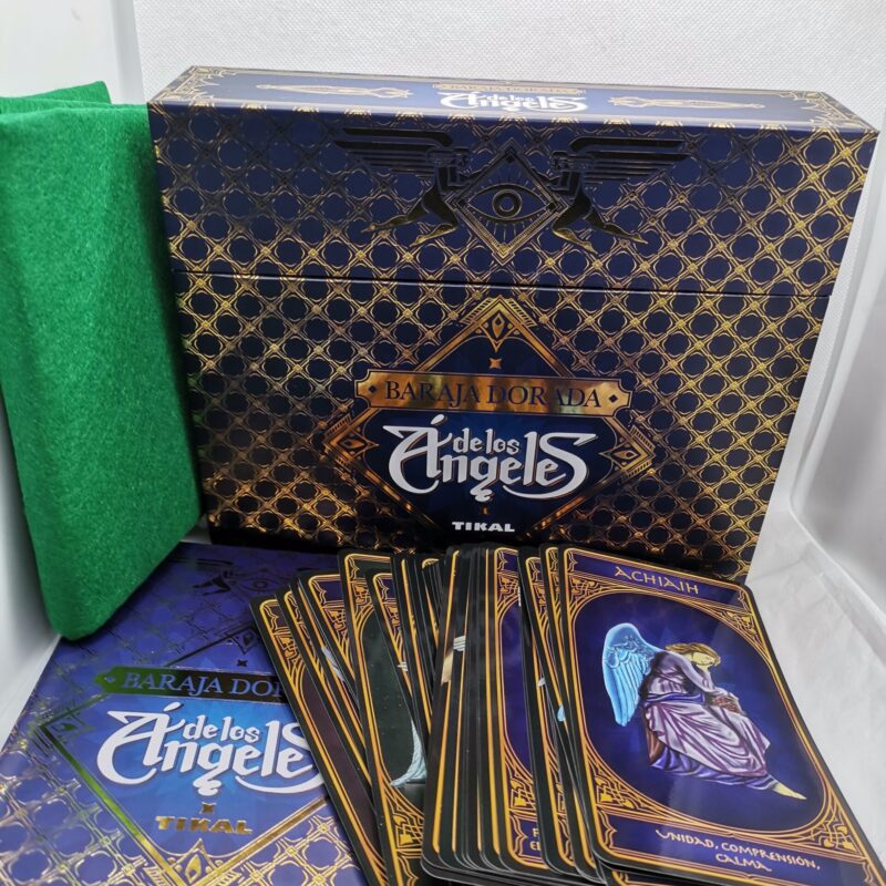 BARAJA DORADA DE LOS ANGELES CAJA TAPETE
