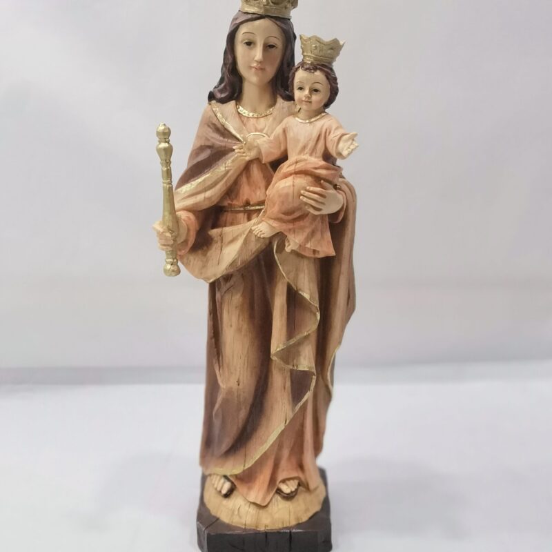 MARIA AUXILIADORA MADERA VIEJA 30 CM