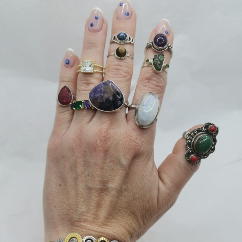 ANILLOS CON PIEDRAS NATURALES
