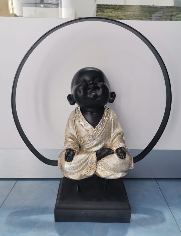 BUDHA NIÑO MEDITACION ARO METAL