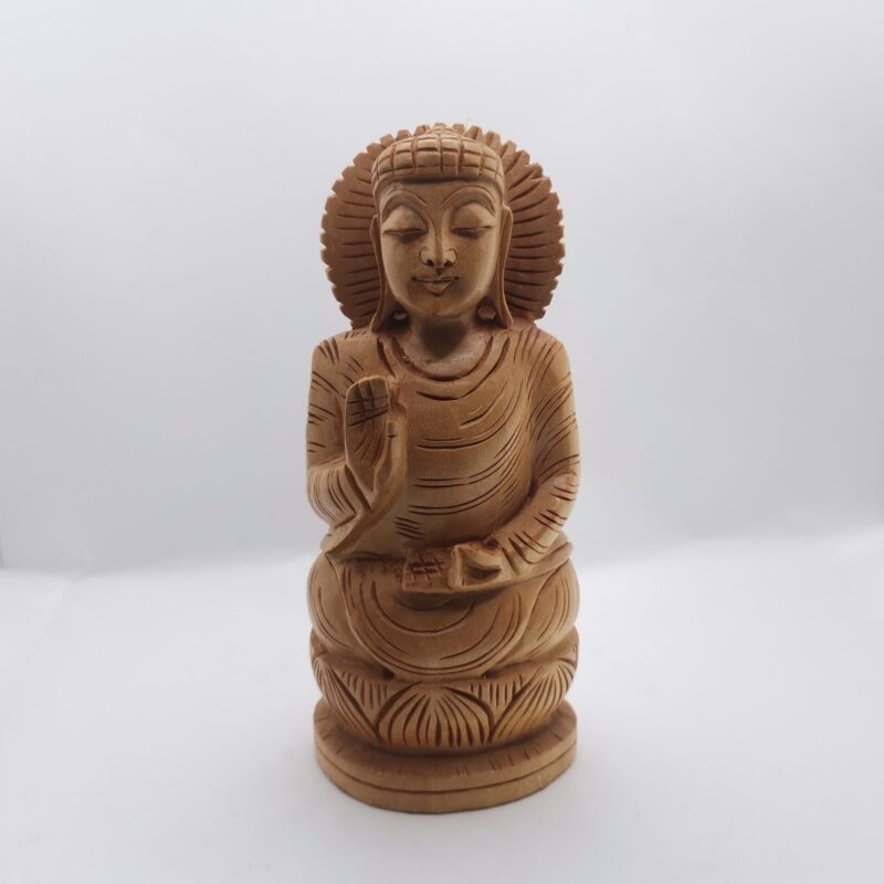 FIGURA BUDA MEDITACION SANDALO