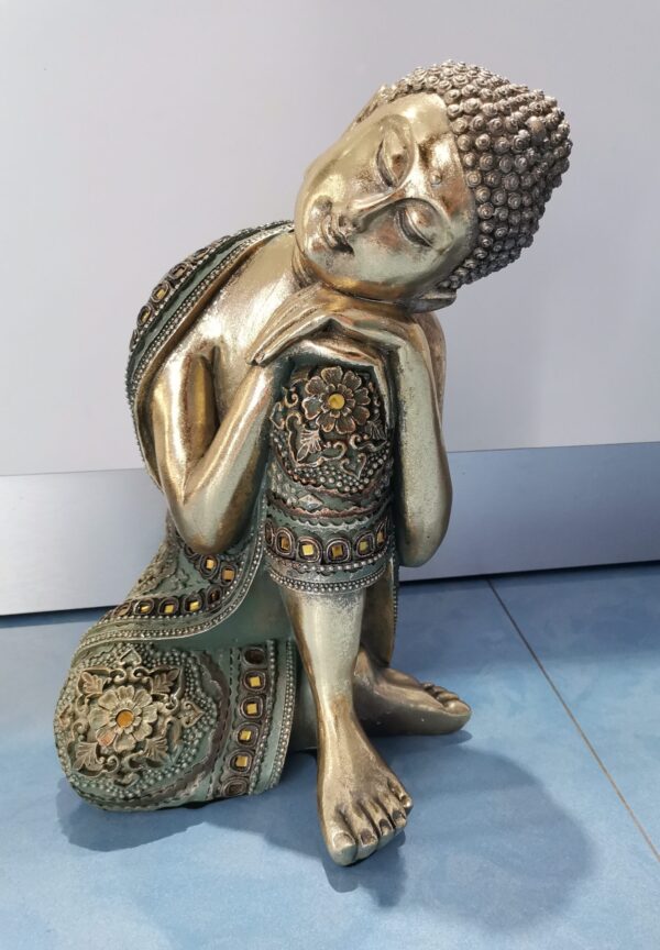 FIGURA BUDA SENTADO MANOS EN RODILLA