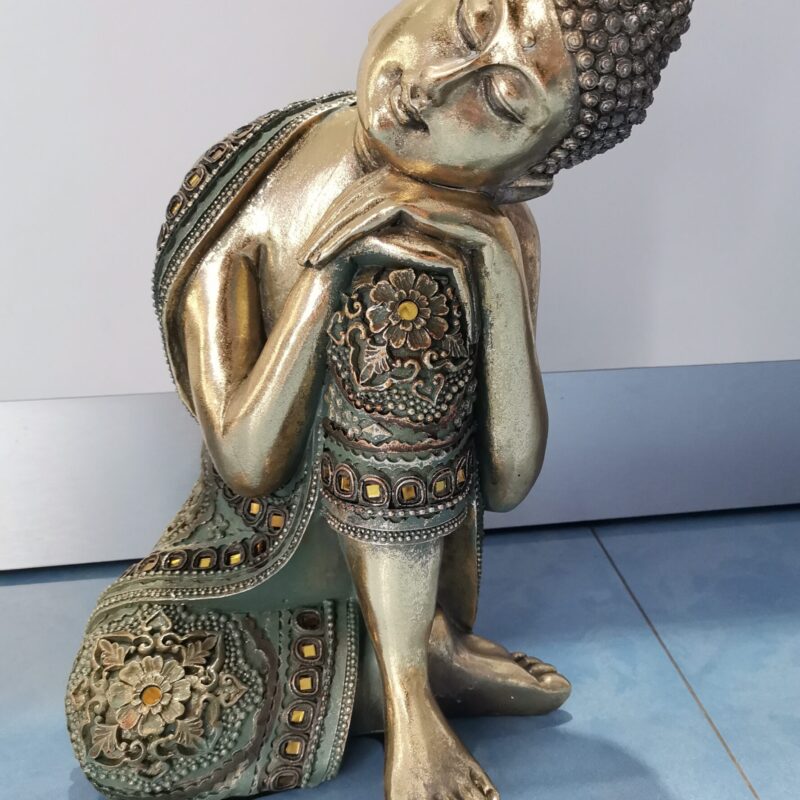 FIGURA BUDA SENTADO MANOS EN RODILLA