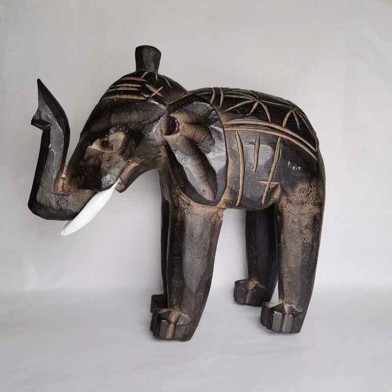 ELEFANTE MADERA TALLADO MANO