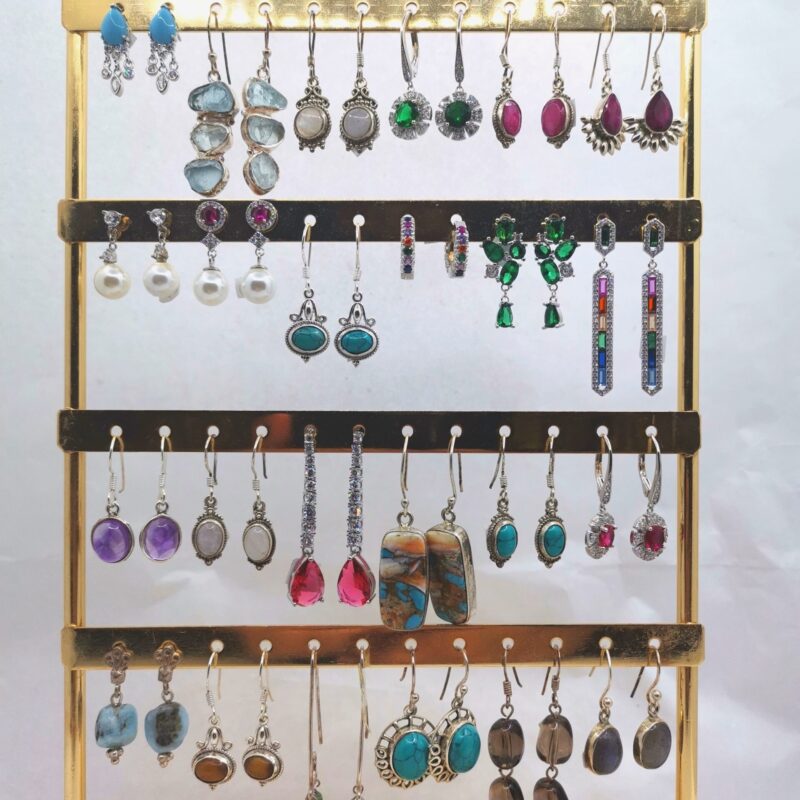 PENDIENTES CON PIEDRAS NATURALES