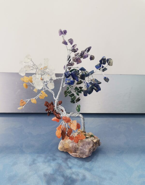 ARBOL BONSAI 7 CHAKRAS CHIP AMATISTA
