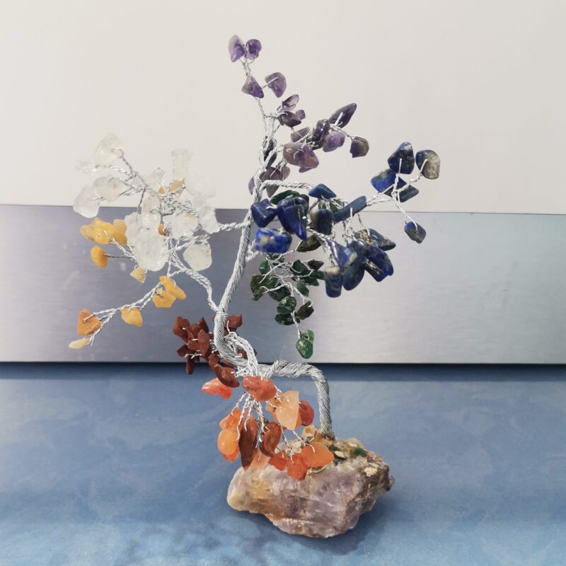 ARBOL BONSAI 7 CHAKRAS CHIP AMATISTA