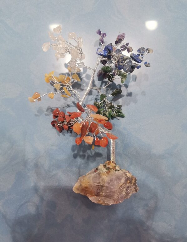 ARBOL BONSAI 7 CHAKRAS CHIP AMATISTA - Imagen 2