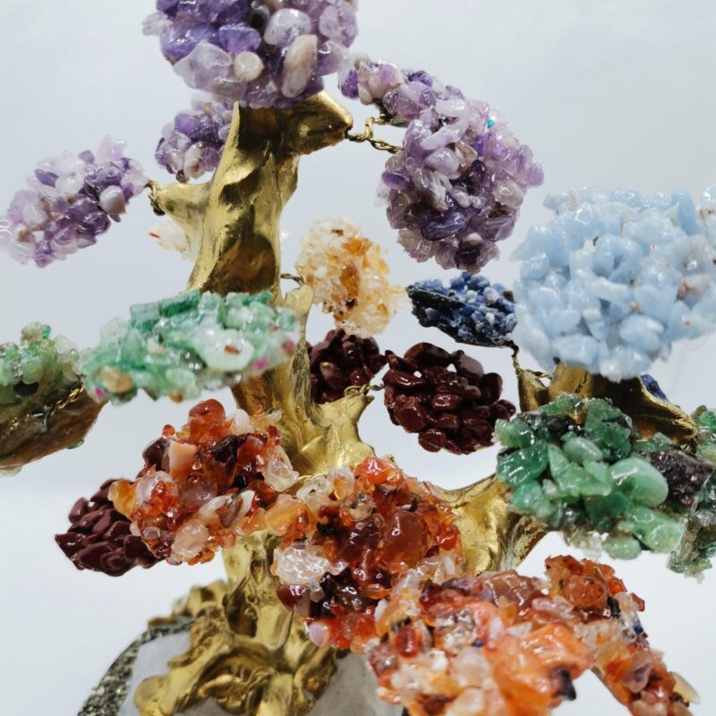 ARBOL BONSAI 7 CHAKRAS Y ALUMBRE