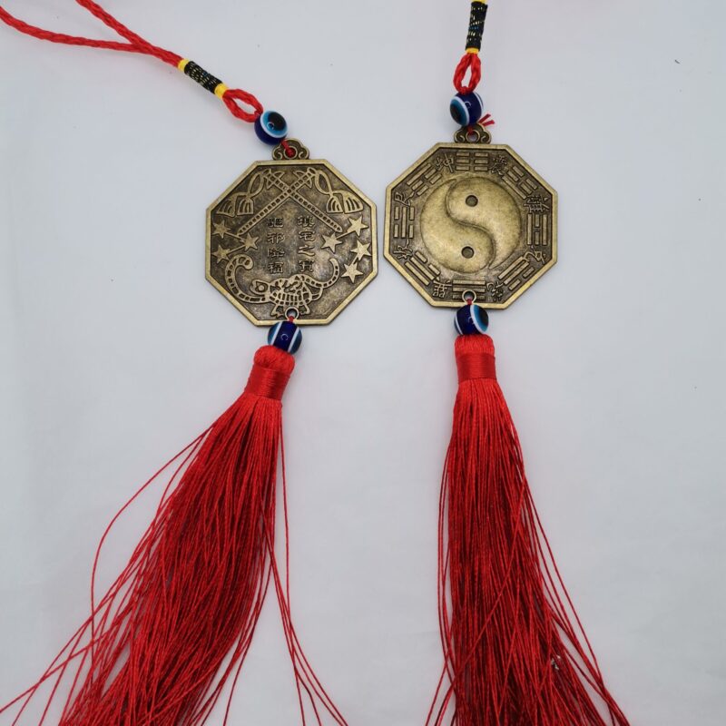 COLGADOR FENG SHUI OCTAGONO OJO TURCO