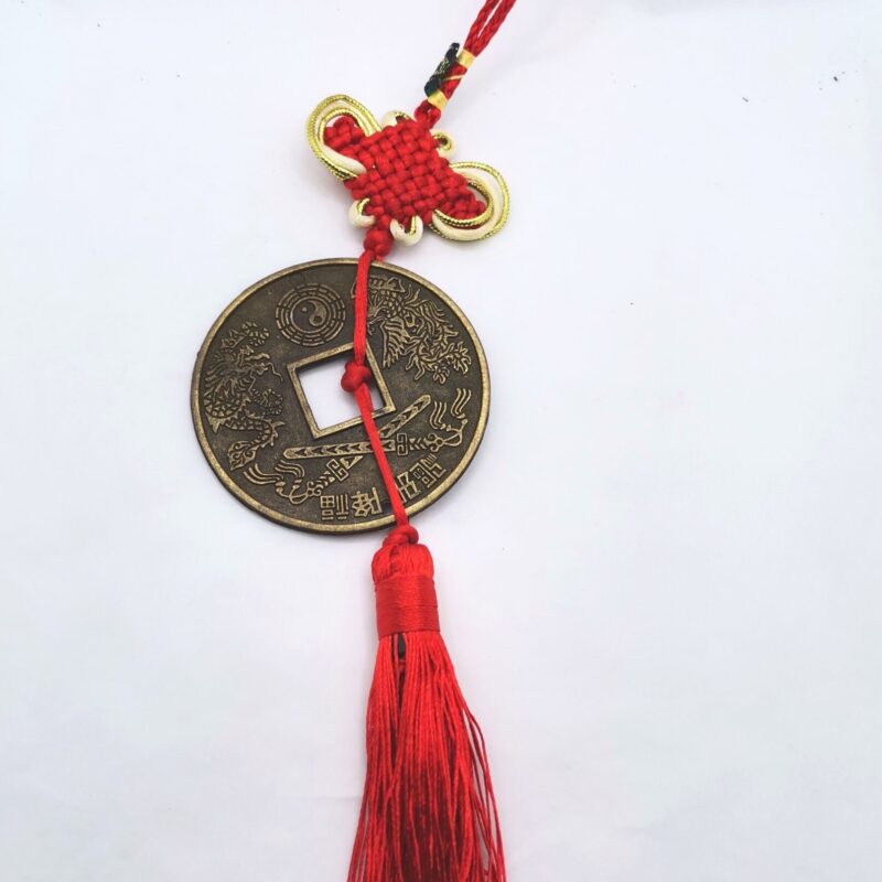 COLGADOR MONEDA FENG SHUI 6