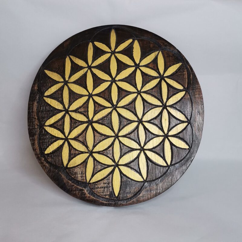 CUADRO FLOR DE LA VIDA MADERA