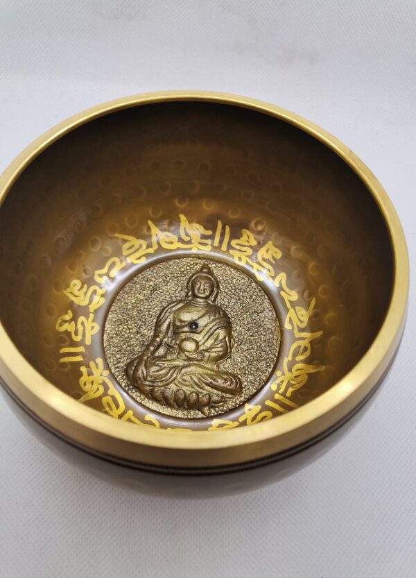 CUENCO TIBETANO 5 METALES 9 CM - Imagen 2