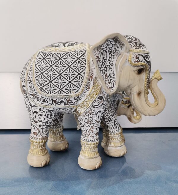 ELEFANTE CON CRIA DE LA SUERTE MOSAICO Y GRABADOS - Imagen 2