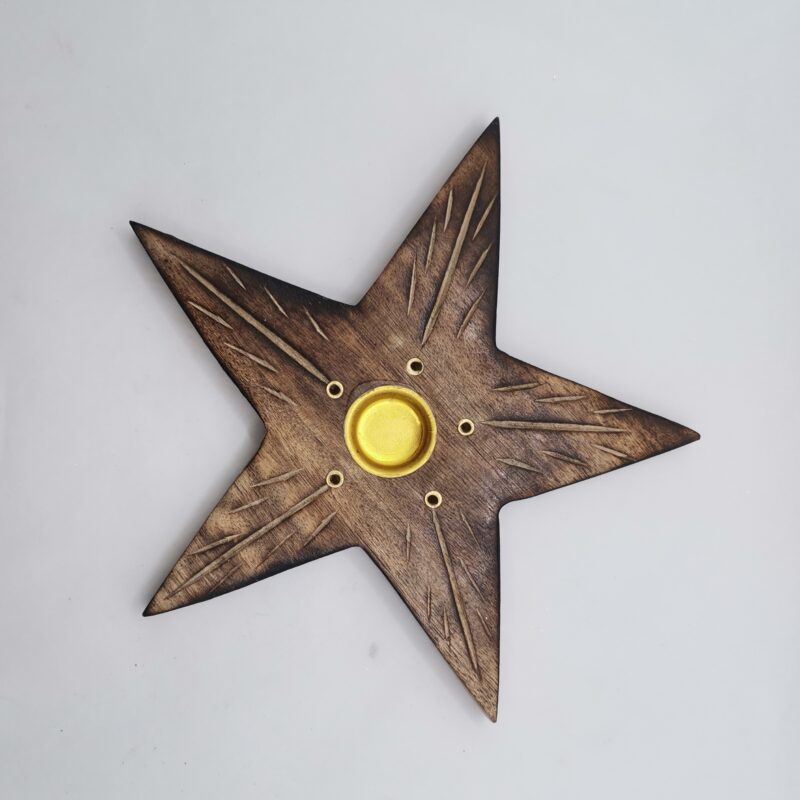 INCENSARIO ESTRELLA MADERA