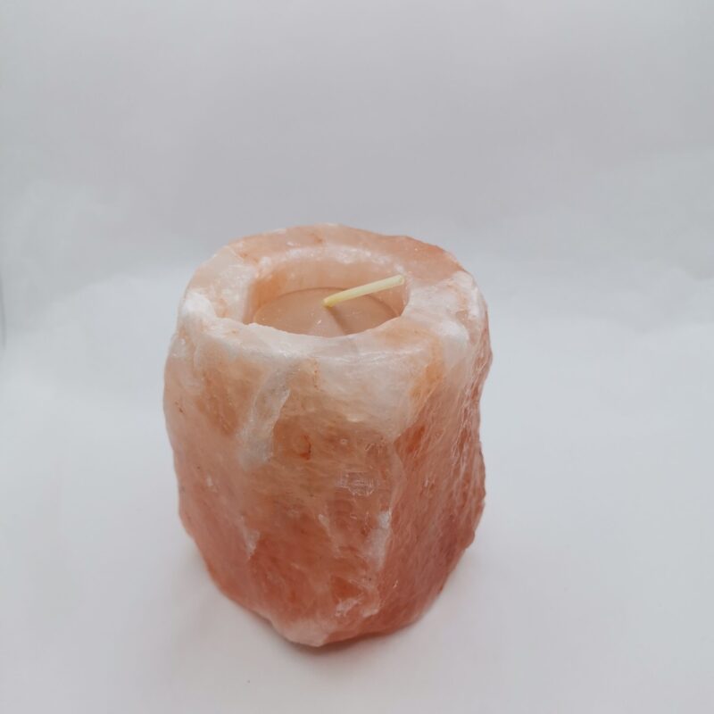 PORTA VELAS DE SAL DEL HIMALAYA