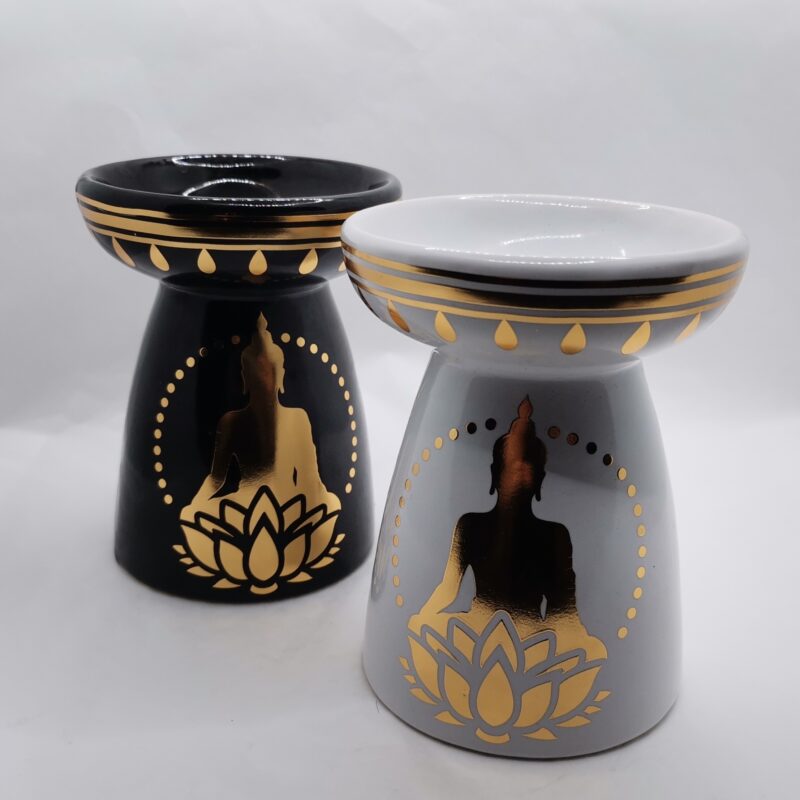 QUEMADOR ACEITES ESENCIALES CERAMICA BUDA