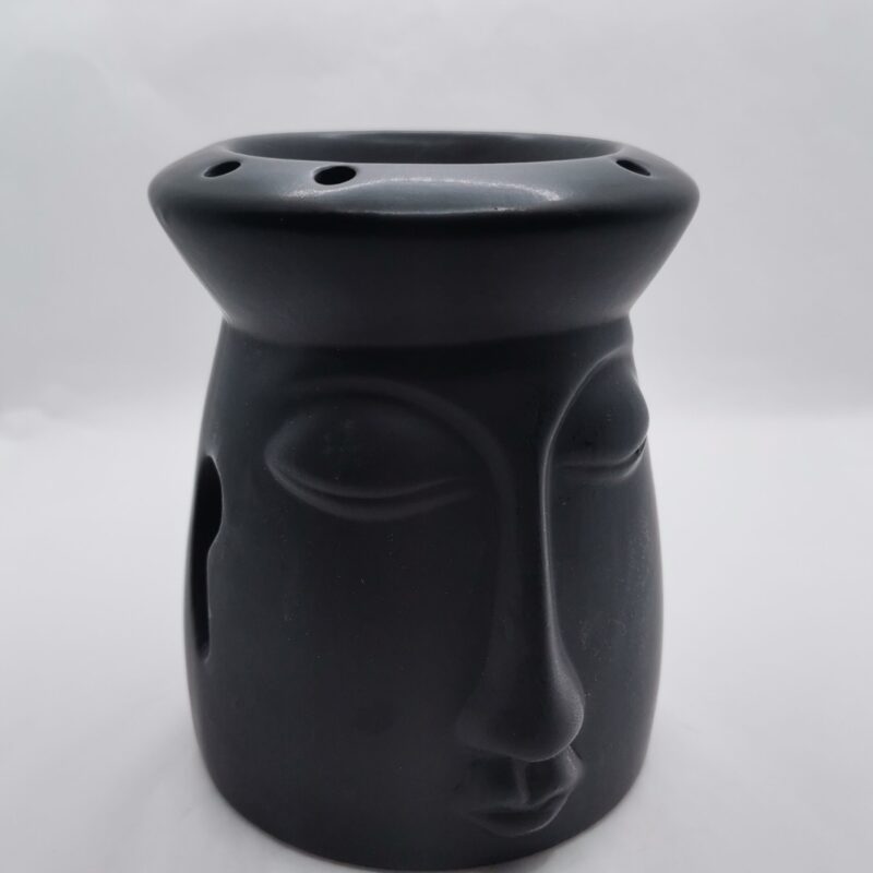 QUEMADOR ACEITES ESENCIALES CERAMICA CARA BUDA