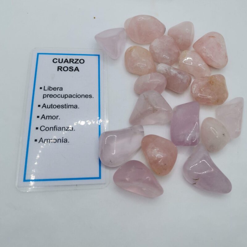 RODADO DE CUARZO ROSA 3
