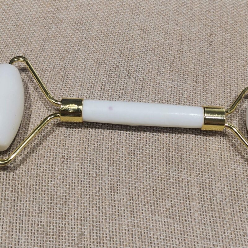 MASAJEADOR RODILLO JADE BLANCO